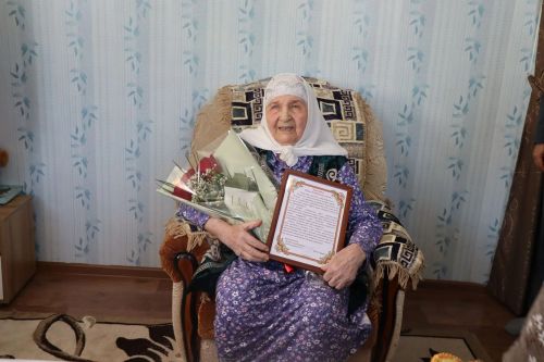 Жительница села Большая Цильна Дрожжановского района отметила 90-летний юбилей