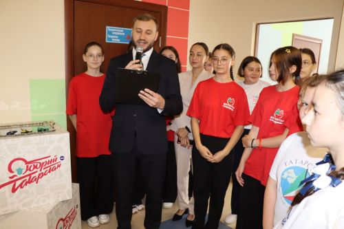 Открытие площадки "Добро.Центр" в Дрожжановском районе РТ-2023
