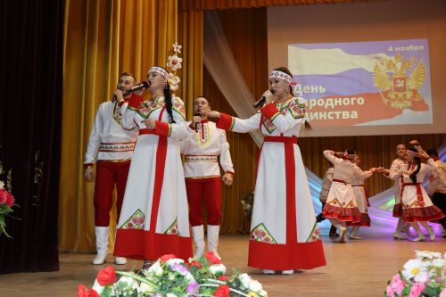 Концерт ко Дню народного единства в Дрожжаном-2023
