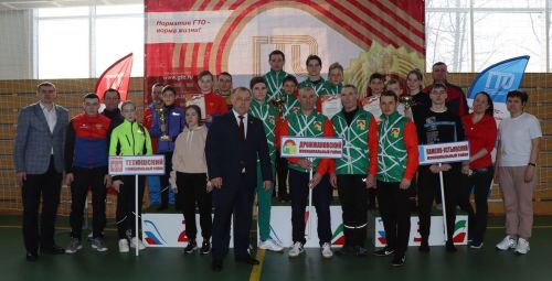 Зональный этап зимнего фестиваля ВФСК "Готов к труду и обороне" в Дрожжаном -2023