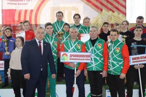 Зональный этап зимнего фестиваля ВФСК "Готов к труду и обороне" в Дрожжаном -2023