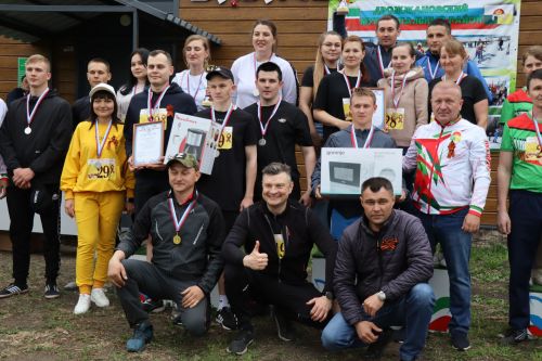 Легкоатлетическая эстафета "Вперед к Победе!" в Дрожжаном-2023