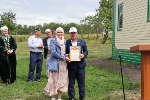 Открытие мечети "Гельсәйран" в селе Новое Чекурское