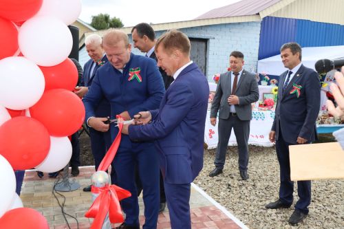 Открытие парка в селе Большая Акса Дрожжановского района -2023