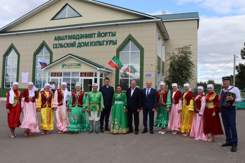 Открытие сельского клуба в селе Малая Цильна 2023