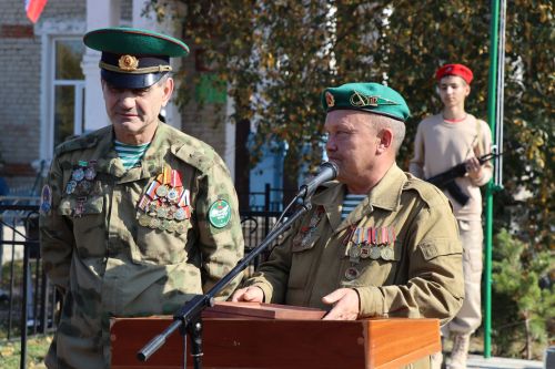 Открытие памятника всем пограничникам в селе Большая Цильна Дрожжановского района-2023