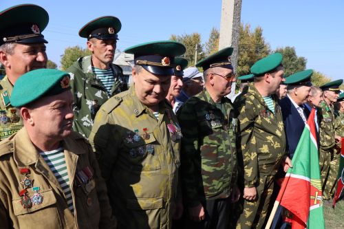 Открытие памятника всем пограничникам в селе Большая Цильна Дрожжановского района-2023
