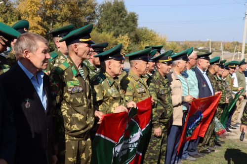 Открытие памятника всем пограничникам в селе Большая Цильна Дрожжановского района-2023
