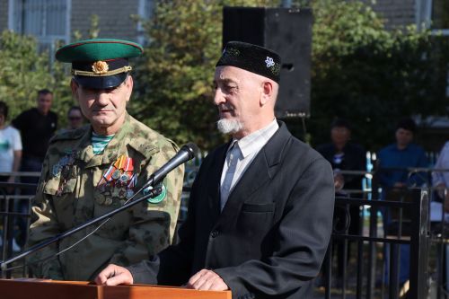 Открытие памятника всем пограничникам в селе Большая Цильна Дрожжановского района-2023