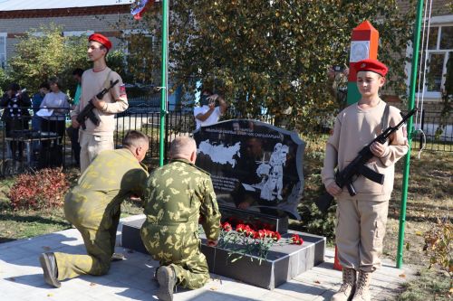 Открытие памятника всем пограничникам в селе Большая Цильна Дрожжановского района-2023