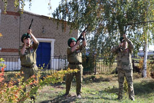 Открытие памятника всем пограничникам в селе Большая Цильна Дрожжановского района-2023