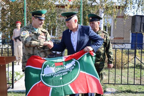 Открытие памятника всем пограничникам в селе Большая Цильна Дрожжановского района-2023