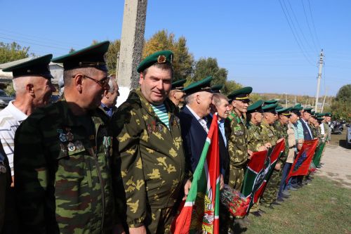 Открытие памятника всем пограничникам в селе Большая Цильна Дрожжановского района-2023