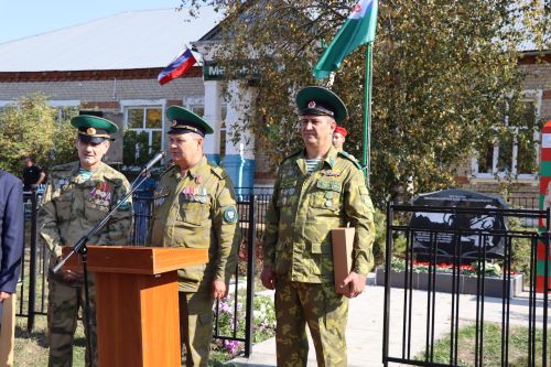 Открытие памятника всем пограничникам в селе Большая Цильна Дрожжановского района-2023