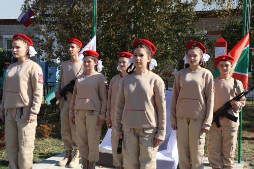 Открытие памятника всем пограничникам в селе Большая Цильна Дрожжановского района-2023