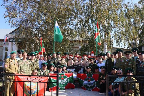 Открытие памятника всем пограничникам в селе Большая Цильна Дрожжановского района-2023