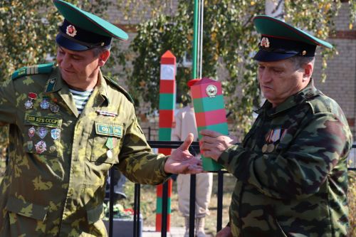 Открытие памятника всем пограничникам в селе Большая Цильна Дрожжановского района-2023