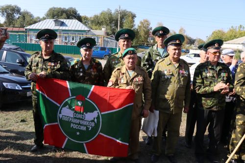 Открытие памятника всем пограничникам в селе Большая Цильна Дрожжановского района-2023
