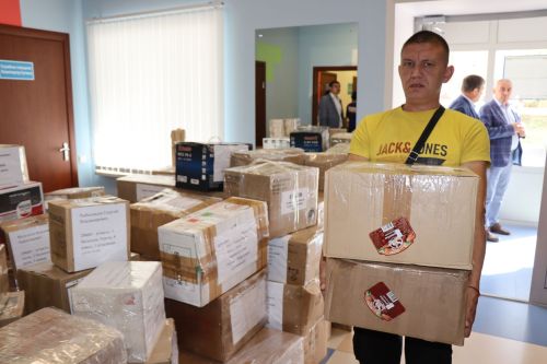 Максим Топилин с рабочим визитом в Дрожжаном 2023