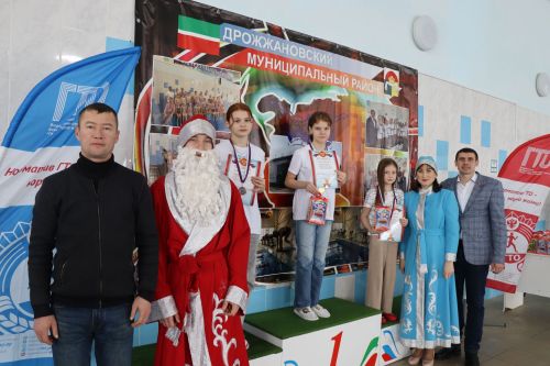 Соревнование по плаванию "Юный дельфин" в Дрожжаном -2024