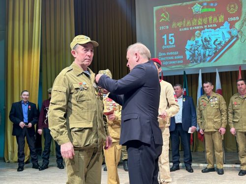 Мероприятия, посвященные 35-летнему юбилею со дня вывода войск из Афганистана  -2024
