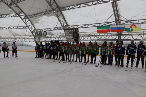 В Дрожжановском районе РТ прошел мемориал по хоккею с шайбой памяти Фаниса Загреева
