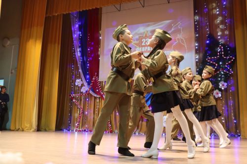 С праздничным концертом открыли год Защитника Отечества в Дрожжановском районе РТ