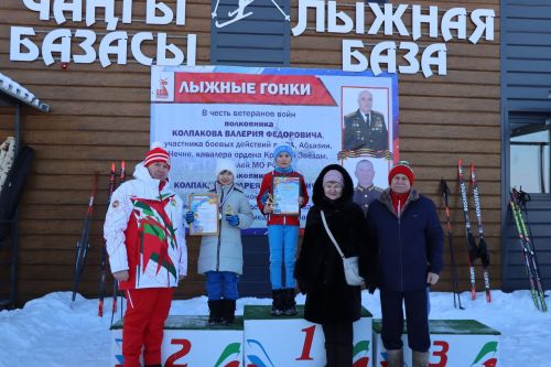 Соревнования по лыжным гонкам в честь празднования Дня защитника Отечества