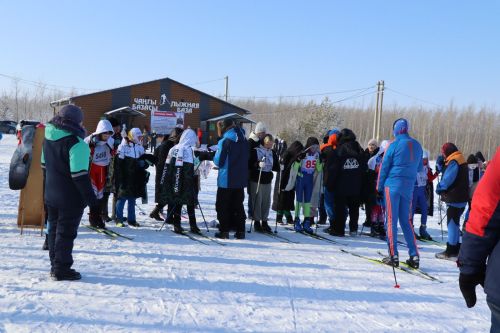 Соревнования по лыжным гонкам в честь празднования Дня защитника Отечества
