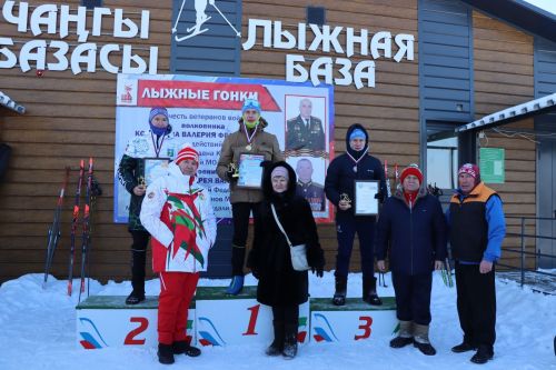 Соревнования по лыжным гонкам в честь празднования Дня защитника Отечества