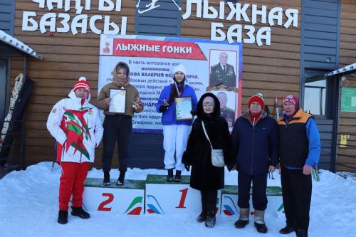Соревнования по лыжным гонкам в честь празднования Дня защитника Отечества
