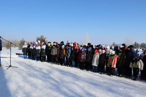 Соревнования по лыжным гонкам в честь празднования Дня защитника Отечества
