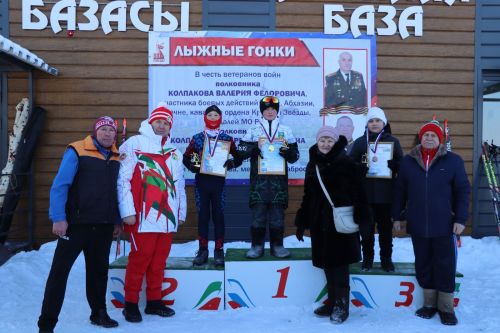 Соревнования по лыжным гонкам в честь празднования Дня защитника Отечества