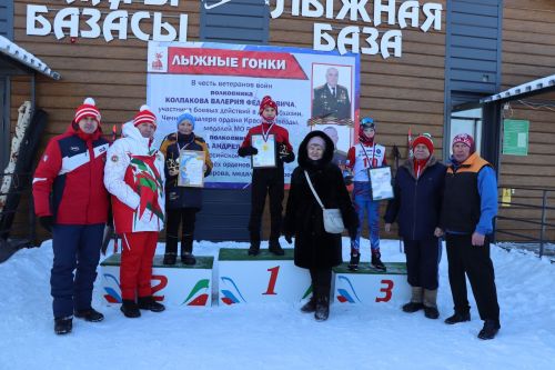 Соревнования по лыжным гонкам в честь празднования Дня защитника Отечества