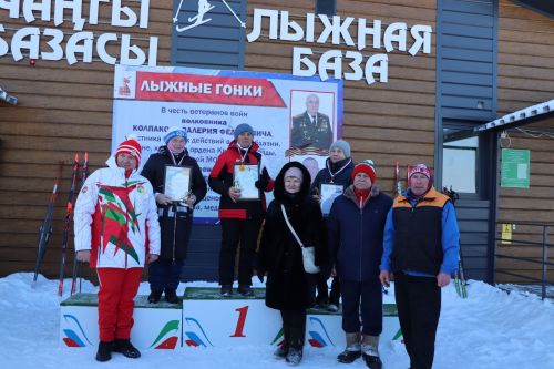 Соревнования по лыжным гонкам в честь празднования Дня защитника Отечества