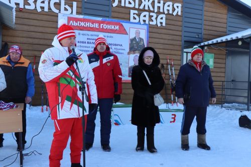 Соревнования по лыжным гонкам в честь празднования Дня защитника Отечества