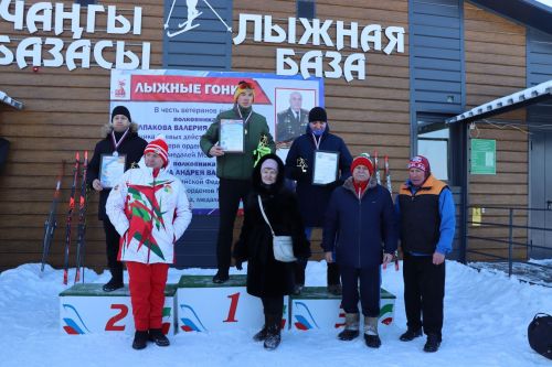 Соревнования по лыжным гонкам в честь празднования Дня защитника Отечества