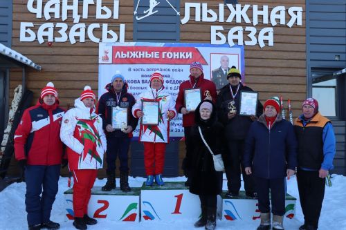 Соревнования по лыжным гонкам в честь празднования Дня защитника Отечества
