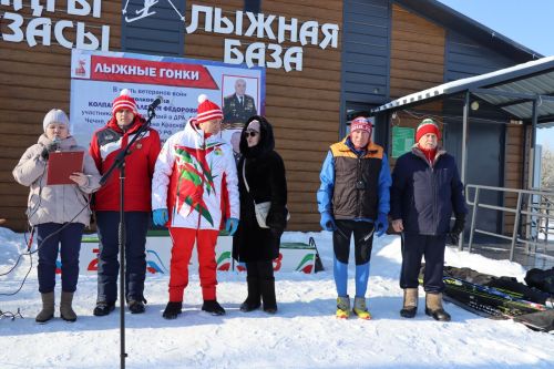 Соревнования по лыжным гонкам в честь празднования Дня защитника Отечества
