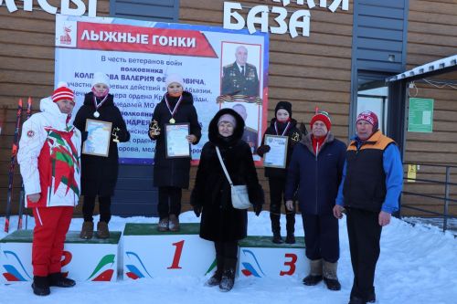 Соревнования по лыжным гонкам в честь празднования Дня защитника Отечества