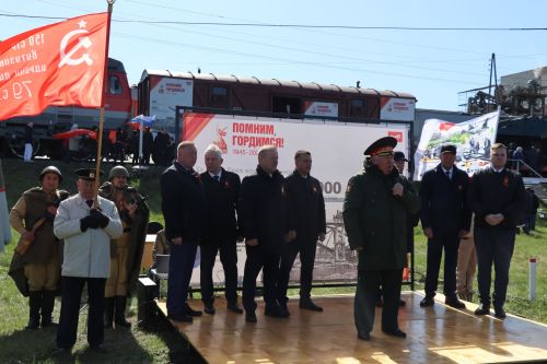 Поезд Победы в Дрожжановском районе -2025