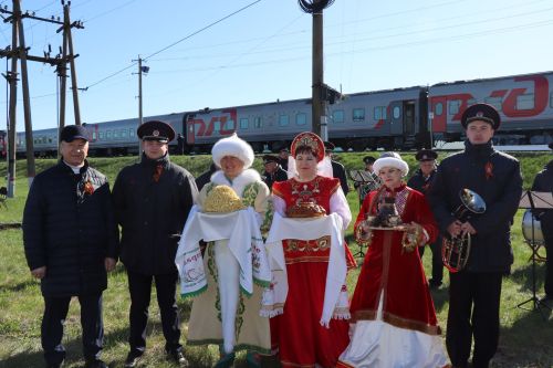 Поезд Победы в Дрожжановском районе -2025