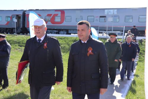 Поезд Победы в Дрожжановском районе -2025