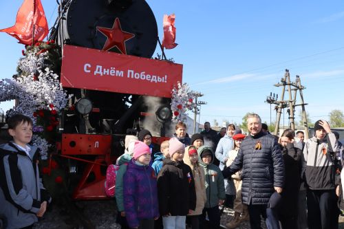 Поезд Победы в Дрожжановском районе -2025