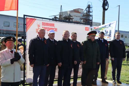 Поезд Победы в Дрожжановском районе -2025