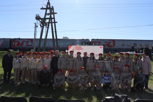 Поезд Победы в Дрожжановском районе -2025