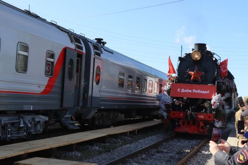 Поезд Победы в Дрожжановском районе -2025