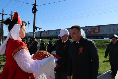 Поезд Победы в Дрожжановском районе -2025