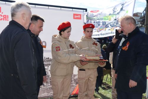 Поезд Победы в Дрожжановском районе -2025
