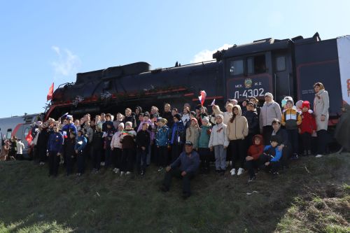 Поезд Победы в Дрожжановском районе -2025